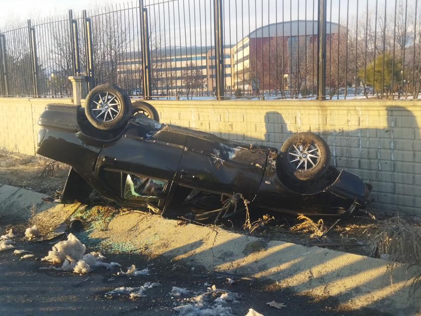 Araç Takla Attı: 1 Yaralı