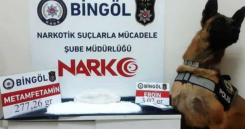 KASIK BÖLGESİNE SAKLADIĞI UYUŞTURUCUYLA YAKALANDI