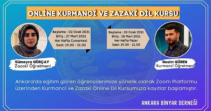 Ankara BİNYAR’dan Kurmanci ve Zazaki kurs