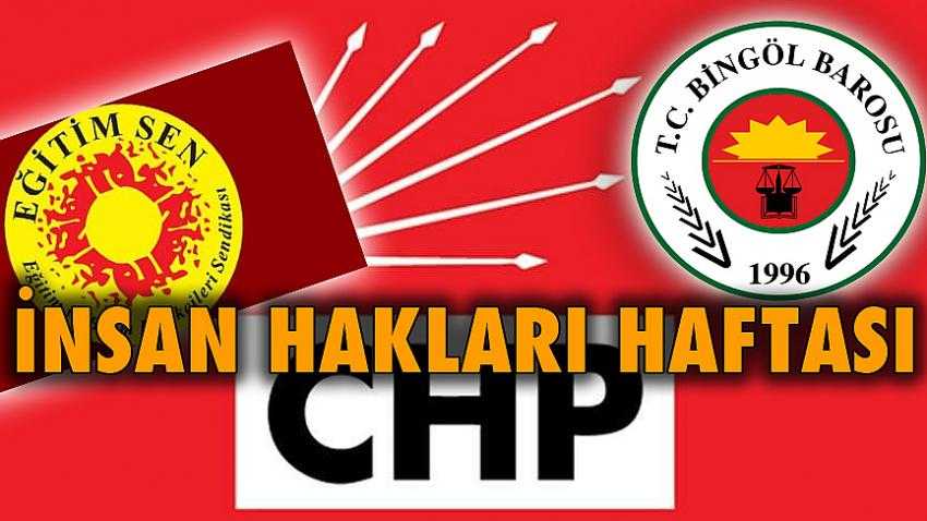 İnsan Hakları Haftası açıklamaları