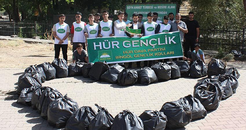 HÜDA PAR’DAN ÇEVRE TEMİZLİĞİ