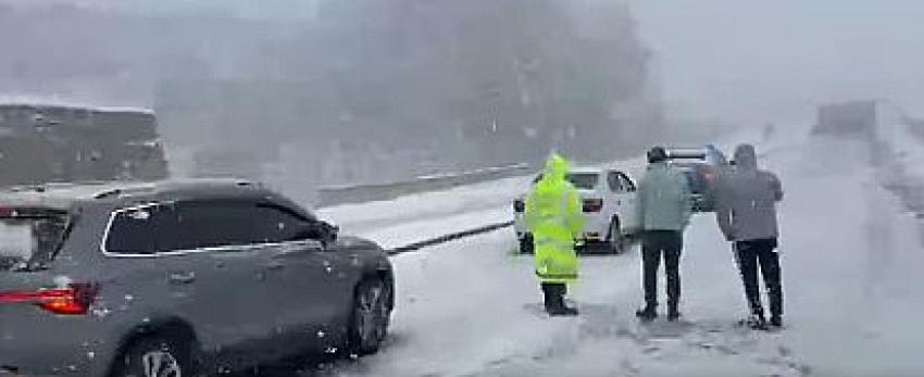 Yüksek Kesimlerde Kar Yağışı Etkili Oldu