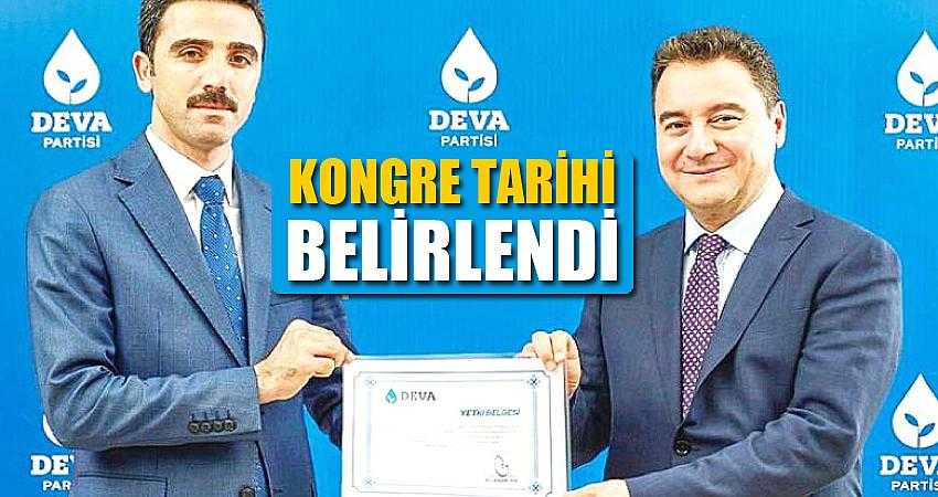 DEVA Partisi kongre tarihi belirlendi