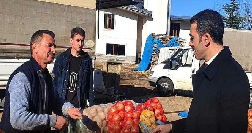 KOVALAR SEMT PAZARINI ZİYARET ETTİ