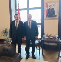 Vali Usta'dan Cumhurbaşkanı Yardımcısı Yılmaz'a Veda Ziyareti