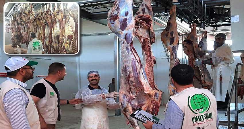 KURBANLIKLAR 3 BİN AİLEYE ULAŞTIRILDI