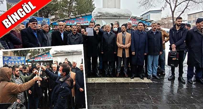 YÜKSEK ZAMLAR PROTESTO EDİLDİ