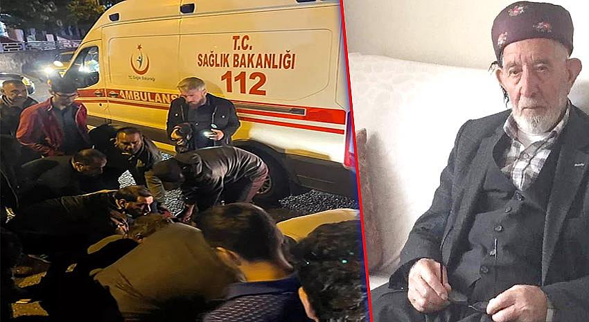 CAMİ ÇIKIŞINDA ARACIN ÇARPTIĞI YAŞLI ADAM HAYATINI KAYBETTİ
