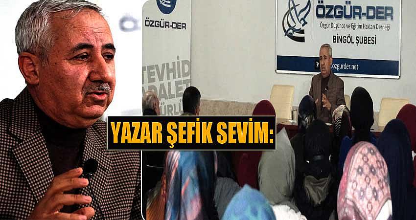 “BATI, HAYATIMIZIN BÜTÜN KALELERİNE OTURDU”