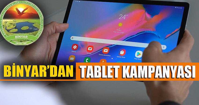 Çocuklar için tablet kampanyası