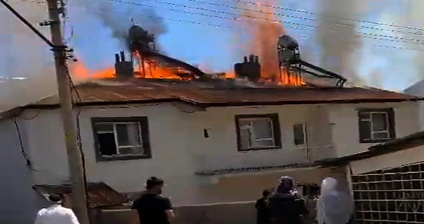 YENİMAHALLE’DE YANGIN