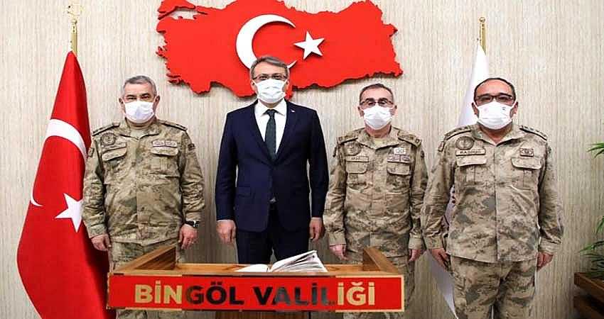 TUĞGENERAL SIR’DAN VALİ EKİNCİ’YE ZİYARET